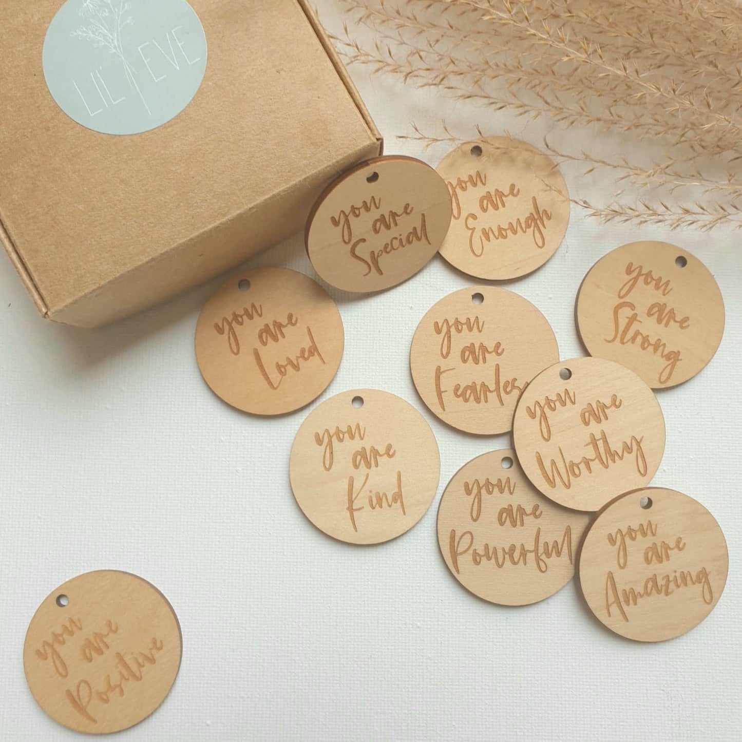 Set of Positive Affirmation Discs